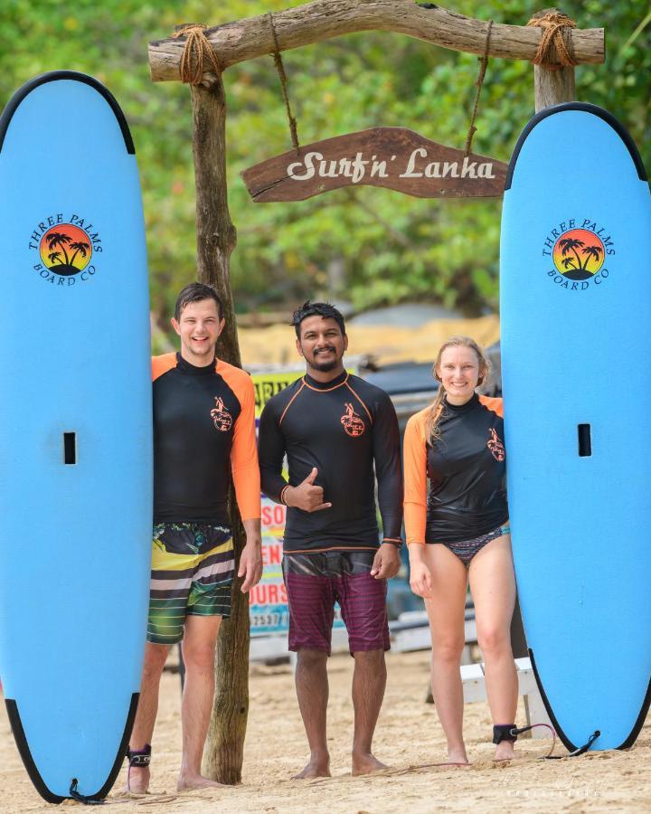 Surf'N Lanka - Surf School Hotell Weligama Exteriör bild